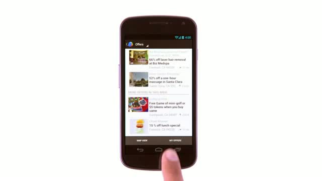 Watch Discover offers near you in Google Maps for Android Video