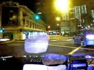 Watch Ferrari, Taxi and Bike Crash near Bugis Junction video Video