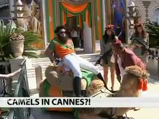Watch 65th Annual Cannes Film Festival - The Dictator brings his camel to Cannes Video