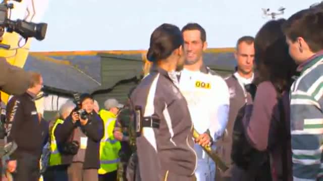 Watch Raw Video - Olympic Torch Relay Begins in England Video