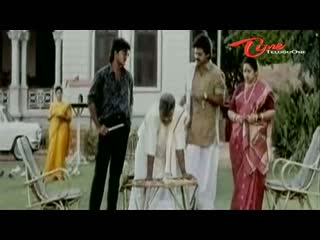 Watch Venkatesh Hilarious Punch To Kota Srinivasa Rao From Abbaigaru - Telugu Movie Comedy Scenes Video