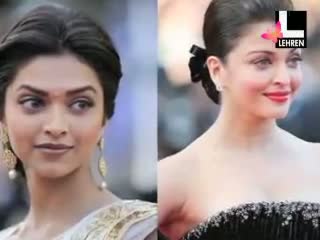 Watch Deepika Beats Aishwarya At Cannes Video