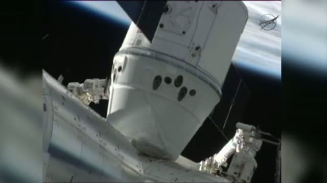Watch Dragon Arrives at Space Station in Historic 1st Video
