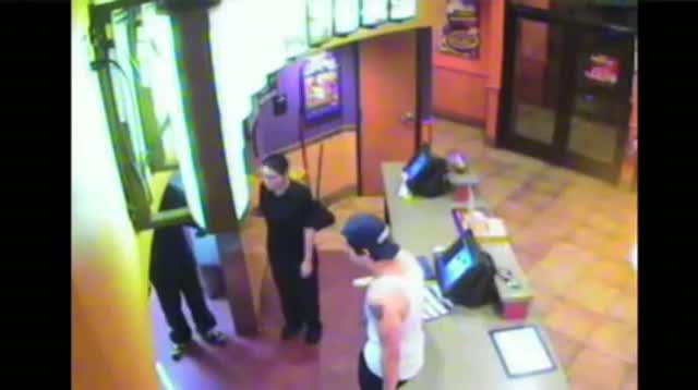 Watch Raw Video - Robber Uses Drive-thru Window Video