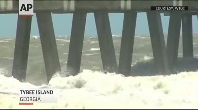 Watch Beryl Makes Landfall on Florida Coast Video
