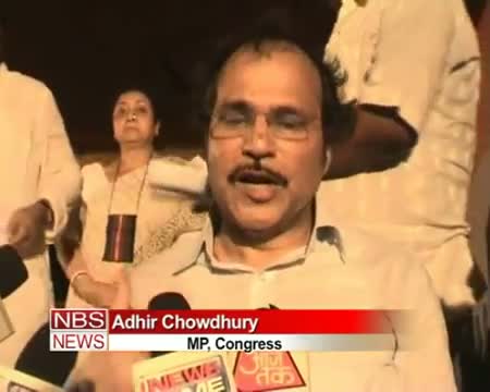 Watch Adhir takes on Mamata Banerjee Video