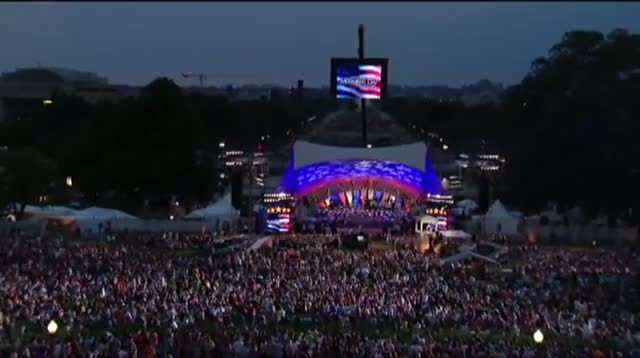 Watch Raw Video - National Mall Concert Shut Down Video