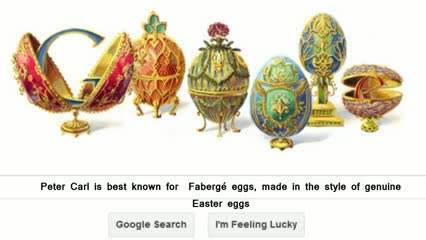 Watch Peter Carl Faberge 166th Birthday Google Doodle 2012 Video