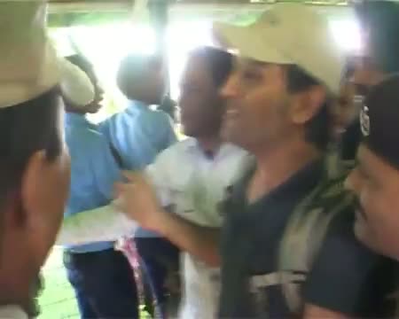 Watch Style check Dhoni in Army uniform Video