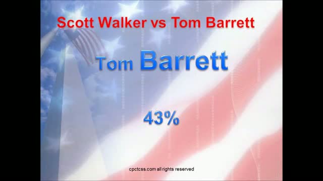 Watch Wisconsin Recall Election Exit Poll Results Walker v Barrett Video
