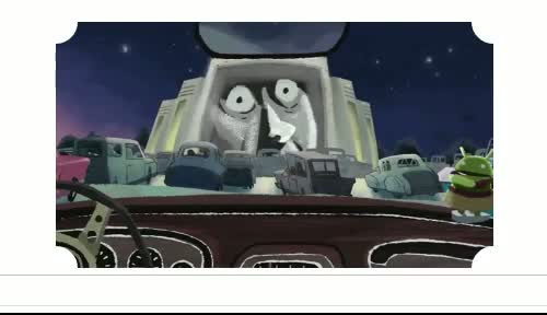 Watch Google logo: Opening of the first drive-in theater Video