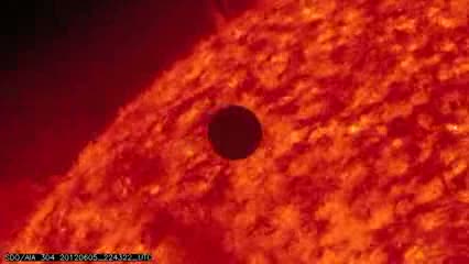 Watch Venus Over Sun's Hellfire - Transit 2012 Video Video