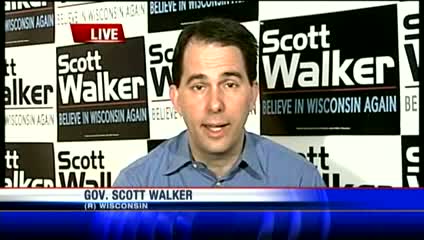 Watch Gov. Scott Walker On Final Day Before Election Video
