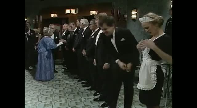 Watch Mr. Bean - Meeting the Queen: Headbutting the Queen - Queen's Jubilee 2012 Video