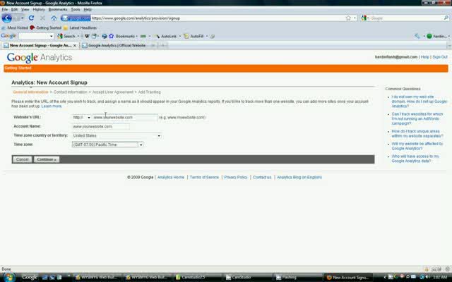 Watch Installing Google Analytics Using WYSIWYG Web Builder Video