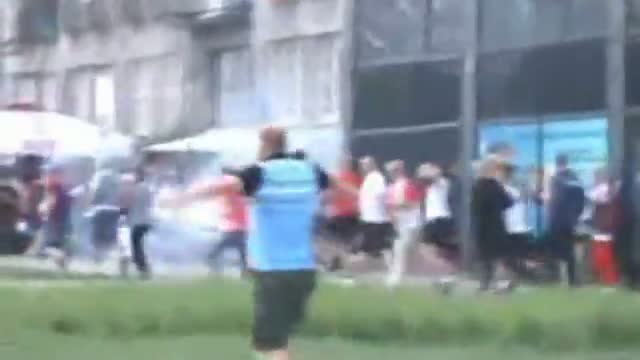 Watch Euro 2012 Violence - Russian, Polish Hooligans Clash In Warsaw Video