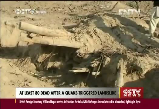 Watch At least 80 dead after quake-triggered landslide engalfed villages in Baghlan Afghanistan Video
