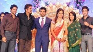 Watch Ram Charan And Upasana wedding reception video 03 - Akkineni Nagarjuna - Telugu Cinema Movies Video