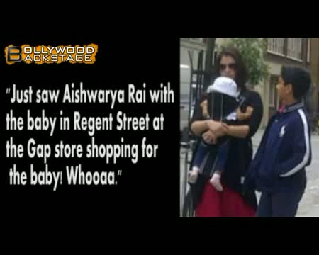 Watch Aishwarya Rai takes a walk with Aaradhya Bachchan Video