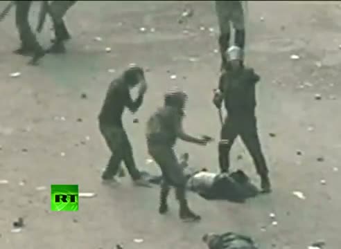Watch Shocking Video: 'Blue bra' girl brutally beaten by Egypt military Video
