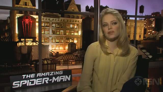Watch Emma Stone had 'instant chemistry' with Andrew Garfield Video