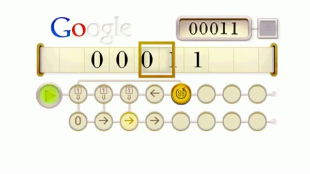 Watch How to solve the ALAN TURING Google Doodle on his 100th birthday Video