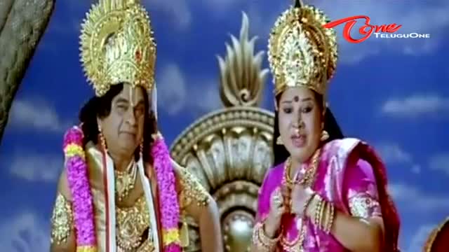 Watch Comedy King Brahmi as Lord Vishnu. - Telugu Cinema Movies Video