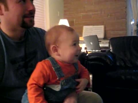 Watch Baby laughing at the Wii video Video
