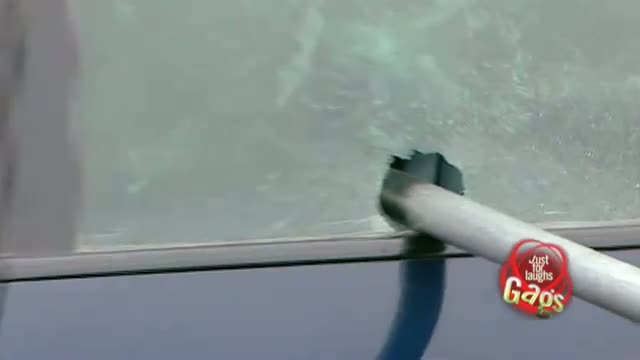 Watch Metal Pipe In Car Window - Funny Video Video