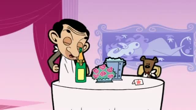 Watch Mr Bean - Table cloth trouble - Arger mit dem Tischtuch Video