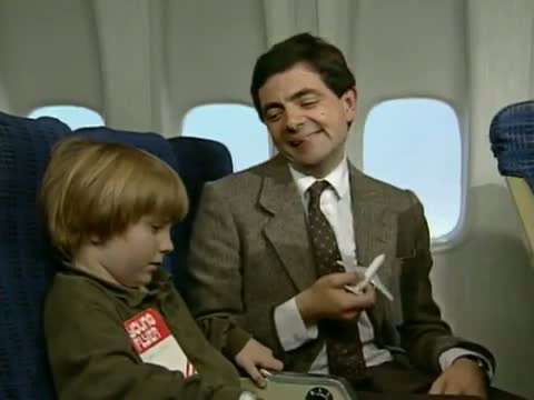 Watch On a Plane with Mr Bean - Im Flugzeug mit Mr Bean Video