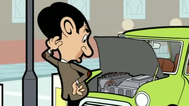 Watch Mr Bean - Drag race in the mini Video