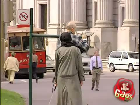 Watch Aggressive blind woman - Funny Video Video