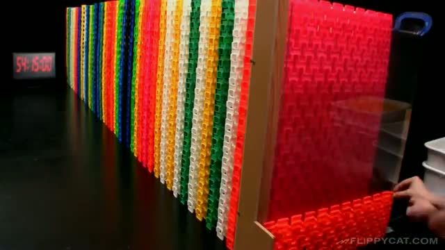 Watch 60,000 Dominos (Personal Record) Video