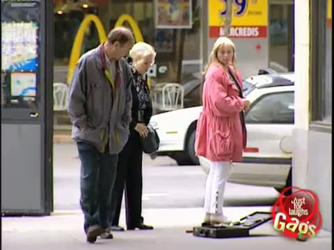 Watch Funniest Runaway Bank Robbing Grandma Video