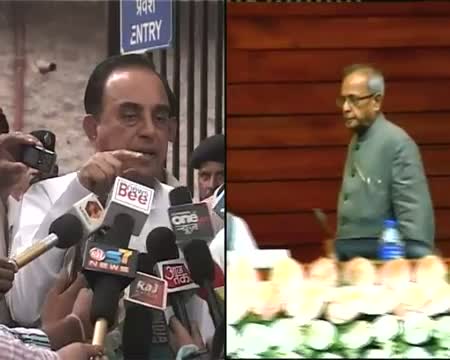 Watch Pranab Mukherjee holds two office of profits Swamy Video