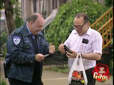 Watch Laughing Police Officer Gag Video