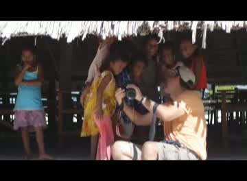 Watch Children laugh at photo of themselves in Kiribati Video