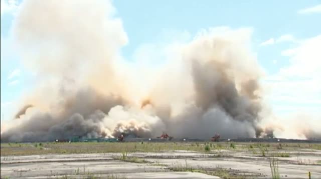 Watch Raw Video - Controlled Demolition in England Video