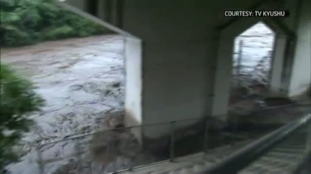 Watch Floods in Japan Kill 26, Thousands Still Cut Off Video