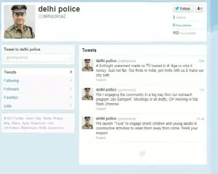 Watch Talk to Delhi Police Commissioner on Twitter Video