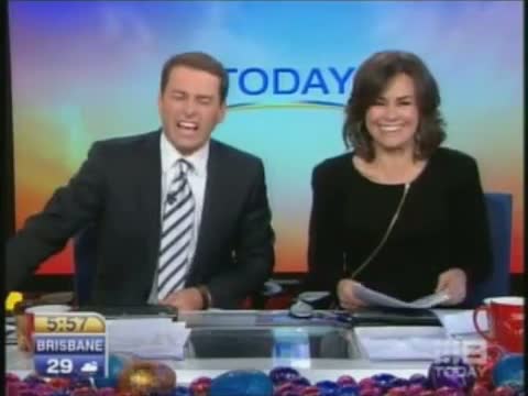 Watch News anchor impersonates Miley Cyrus Video