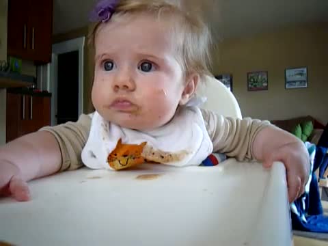 Watch Baby can't stay awake while being fed Video