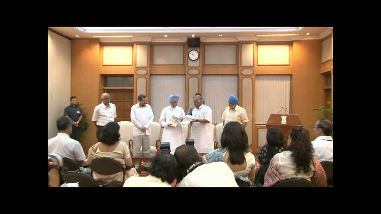 Watch Prime Minister Dr. Manmohan Singh releasing the 'MGNREGA Sameeksha' in New Delhi on July 14, 2012. Video