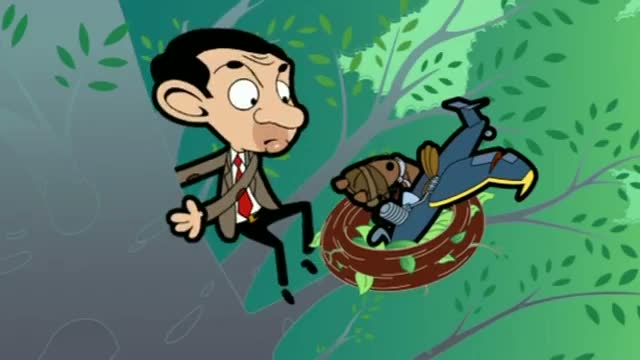 Watch Mr Bean - Teddy crashed Video