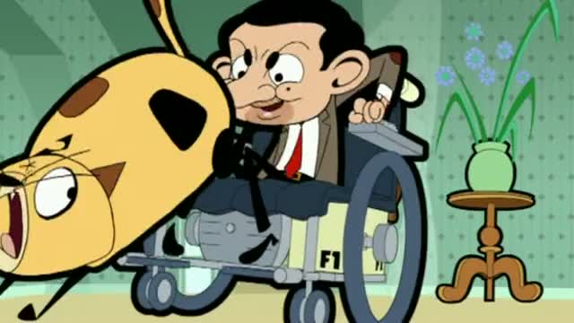 Watch Mr Bean - Havoc with a wheelchair Video