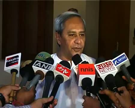 Watch Odisha CM greeted President Elect Pranab Mukherjee Video