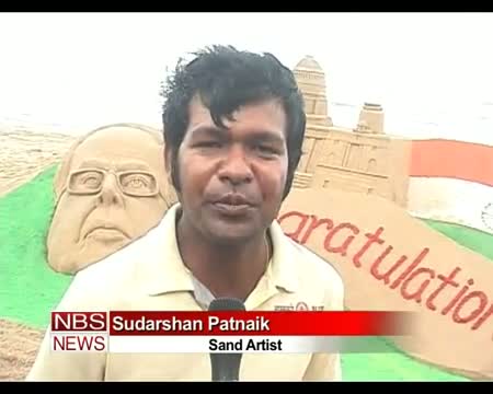 Watch Sandy greetings to Pranab Mukherjee Video