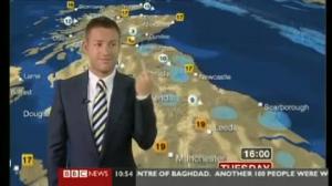Watch Weatherman middle finger fail Video