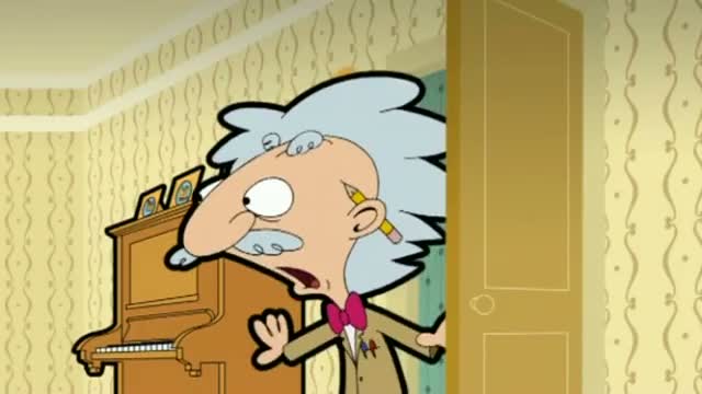 Watch Mr Bean - Racing chair invention Video